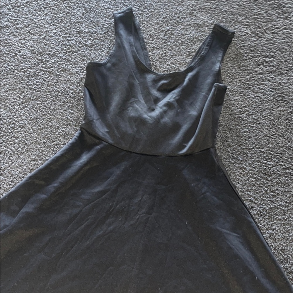 Black skater dress